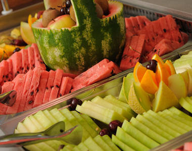 Ariadne Hotel Malia fruit buffet