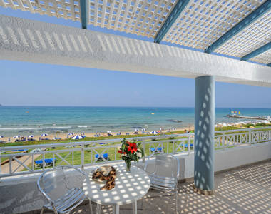 Ariadne Hotel Malia Luxury Studio balcony view