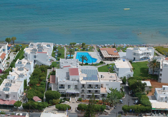 Ariadne Hotel Malia aerial photo