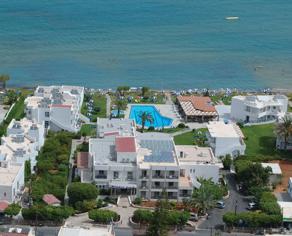 Ariadne Hotel Malia aerial photo