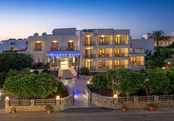 Ariadne Hotel Malia hotel front entrance