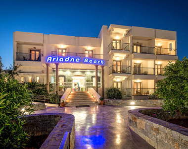 Ariadne Hotel Malia front entrance